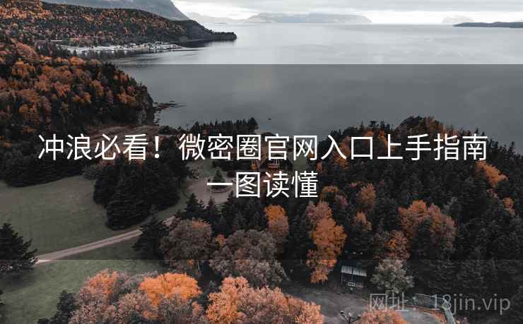冲浪必看！微密圈官网入口上手指南一图读懂