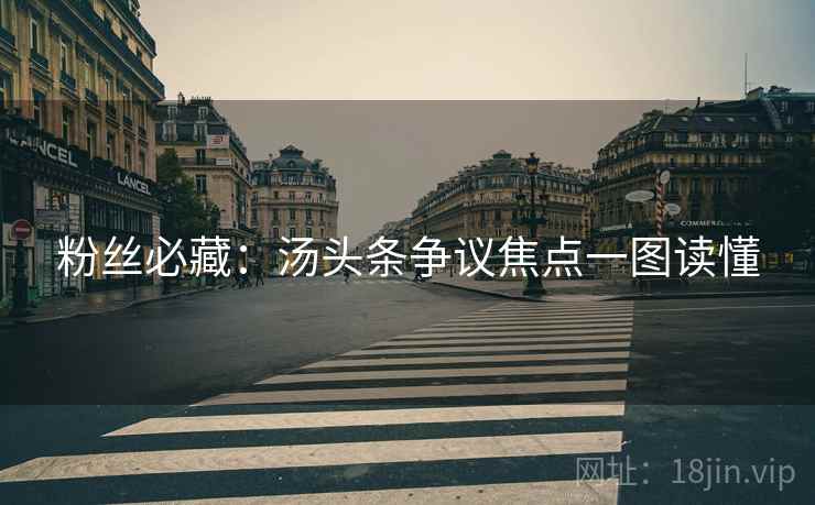 粉丝必藏：汤头条争议焦点一图读懂