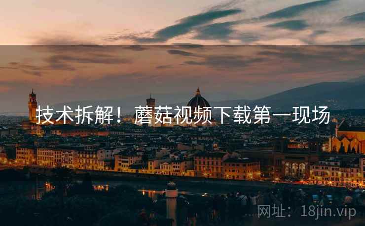 技术拆解！蘑菇视频下载第一现场